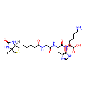 Biotinoylglycylhistidyllysine
