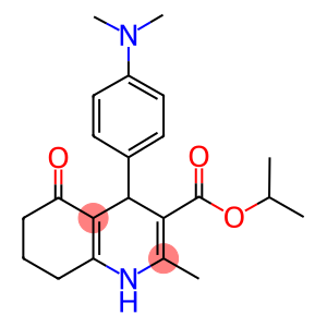 isopropyl 4-[4-(dimethylamino)phenyl]-2-methyl-5-oxo-1,4,5,6,7,8-hexahydro-3-quinolinecarboxylate