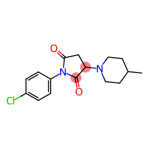 1-(4-chlorophenyl)-3-(4-methylpiperidin-1-yl)pyrrolidine-2,5-dione