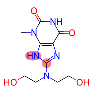 8-[Bis-(2-hydroxy-ethyl)-amino]-3-methyl-3,7-dihydro-purine-2,6-dione
