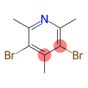 2,4,6-trimethyl-3,5-dibromopyridine
