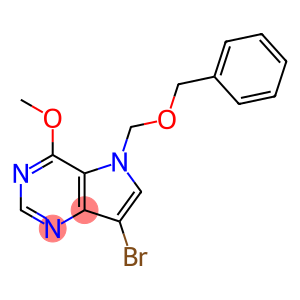 7-N-benzyloxyMethyl-9-broMo-9-deaza-6-O-Methylhypoxanthine, 5-N-benzyloxyMethyl-7-broMo-4-Methoxypyrrolo[3,2-d]pyriMidine