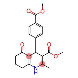 methyl 4-[4-(methoxycarbonyl)phenyl]-2-methyl-5-oxo-1,4,5,6,7,8-hexahydro-3-quinolinecarboxylate