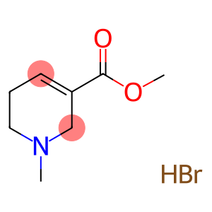 3-Pyridinecarboxylic acid, 1,2,5,6-tetrahydro-1-methyl-, methyl ester, hydrobromide