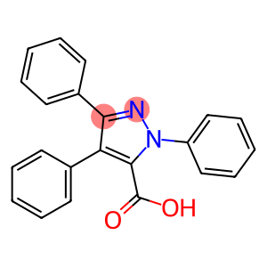 1H-Pyrazole-5-carboxylic acid, 1,3,4-triphenyl-