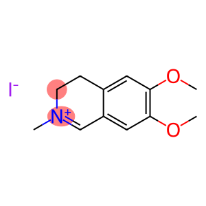 Isoquinolinium,3,4-dihydro-6,7-dimethoxy-2-methyl-, iodide (1:1)