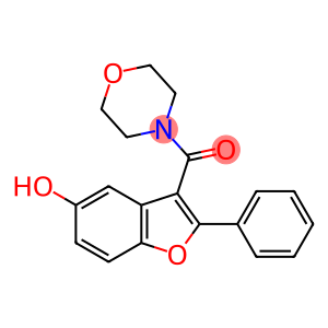 (5-hydroxy-2-phenylbenzofuran-3-yl)(morpholino)methanone