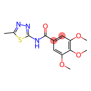 3,4,5-trimethoxy-N-(5-methyl-1,3,4-thiadiazol-2-yl)benzamide