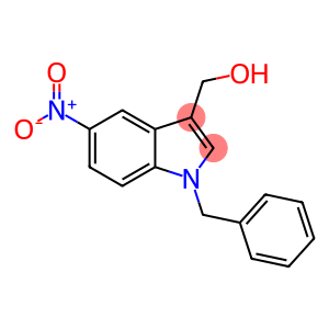 1H-Indole-3-methanol, 5-nitro-1-(phenylmethyl)-
