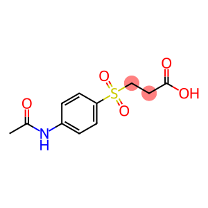 3-{[4-(acetylamino)phenyl]sulfonyl}propanoic acid