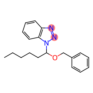 1-(1-Phenylmethoxyhexyl)benzotriazole