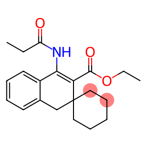 ethyl 1'-(propionylamino)-3',4'-dihydrospiro(cyclohexane-1,3'-naphthalene)-2'-carboxylate