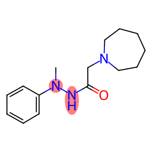 2-(1-azepanyl)-N'-methyl-N'-phenylacetohydrazide