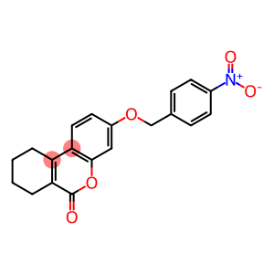 3-({4-nitrobenzyl}oxy)-7,8,9,10-tetrahydro-6H-benzo[c]chromen-6-one