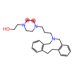 4-[3-(6,7,12,13-Tetrahydro-5H-dibenz[c,g]azonin-6-yl)propyl]-1-piperazineethanol