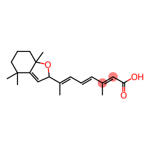 (2E,4E,6E)-7-(4,4,7a-trimethyl-2,5,6,7-tetrahydrobenzofuran-2-yl)-3-me thyl-octa-2,4,6-trienoic acid