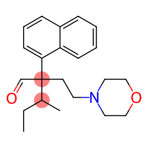 α-(sec-Butyl)-α-(1-naphtyl)-4-morpholinebutanal