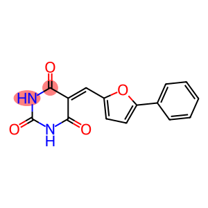 5-[(5-phenylfuran-2-yl)methylidene]-1,3-diazinane-2,4,6-trione