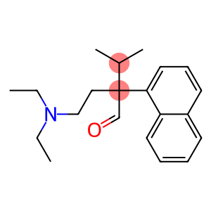 2-(2-diethylaminoethyl)-3-methyl-2-naphthalen-1-yl-butanal