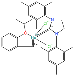(1,3-BIS-(2,4,6-TRIMETHYLPHENYL)-2-IMIDAZOLIDINYLIDENE)DICHLORO(O-ISOPROPOXYPHENYLMETHYLENE)RUTHENIUM