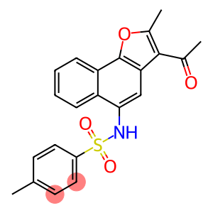 Benzenesulfonamide, N-(3-acetyl-2-methylnaphtho[1,2-b]furan-5-yl)-4-methyl-