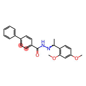 N'-[1-(2,4-dimethoxyphenyl)ethylidene]-4-biphenylcarbohydrazide