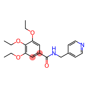 3,4,5-triethoxy-N-(4-pyridinylmethyl)benzamide