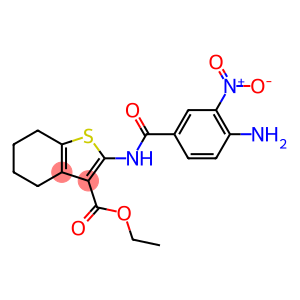 ethyl 2-({4-amino-3-nitrobenzoyl}amino)-4,5,6,7-tetrahydro-1-benzothiophene-3-carboxylate