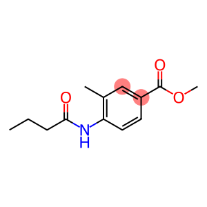methyl 4-(butanoylamino)-3-methylbenzoate