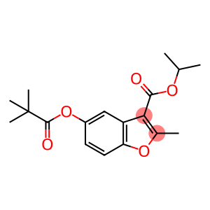 isopropyl 2-methyl-5-(pivaloyloxy)benzofuran-3-carboxylate