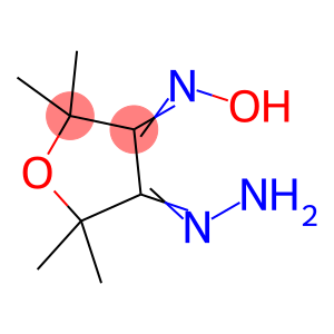 2,2,5,5-tetramethyl-4-(hydroxyimino)tetrahydrofuran-3-one hydrazone