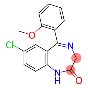 7-Chloro-5-(2-methoxyphenyl)-1H-1,4-benzodiazepin-2(3H)-one