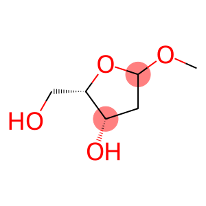 L-threo-Pentofuranoside, methyl 2-deoxy- (9CI)