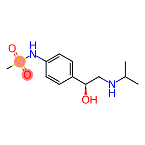 Methanesulfonamide, N-[4-[(1S)-1-hydroxy-2-[(1-methylethyl)amino]ethyl]phenyl]-