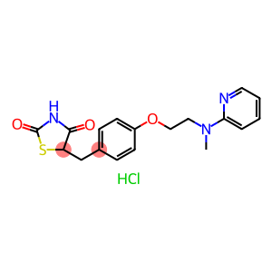 5-[(4-{2-[Methyl(pyridin-2-yl)aMino]ethoxy}phenyl)Methyl]-1,3-thiazolidine-2,4-dione hydrochloride