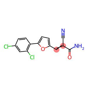 2-Cyano-3-[5-(2,4-dichloro-phenyl)-furan-2-yl]-acrylamide