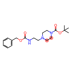 1-Piperazinecarboxylic acid, 4-[2-[[(phenylmethoxy)carbonyl]amino]ethyl]-, 1,1-dimethylethyl ester