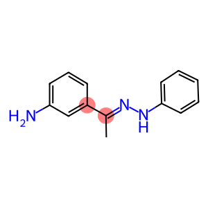 1-(3-aminophenyl)ethanone phenylhydrazone