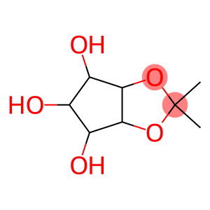 4H-Cyclopenta-1,3-dioxole-4-alpha-,5,6-triol,3a-alpha-,5-alpha-,6-bta-,6a-alpha--tetrahydro-2,2-dimethyl-(8CI)