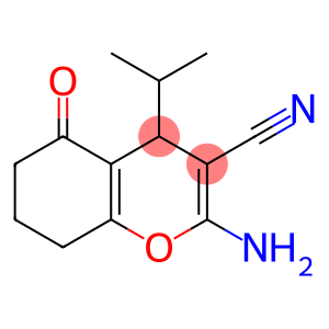2-amino-4-isopropyl-5-oxo-5,6,7,8-tetrahydro-4H-chromene-3-carbonitrile