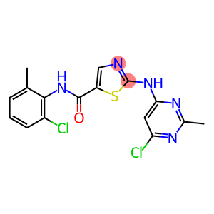 N-(2-chloro-6-methylphenyl)-2-[(6-chloro-2-methylpyrimidin-4-yl)amino]-1,3-thiazole-5-carboxamide