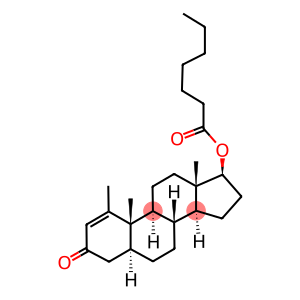 Testosterone, 1-dehydro-4,5alpha-dihydro-1-methyl-, heptanoate