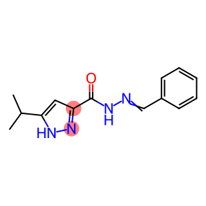 (E)-N-benzylidene-3-isopropyl-1H-pyrazole-5-carbohydrazide