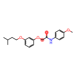 2-[3-(isopentyloxy)phenoxy]-N-(4-methoxyphenyl)acetamide