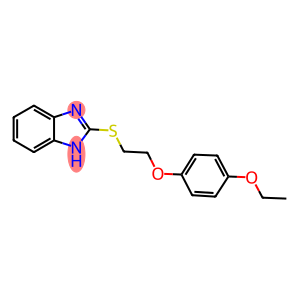 2-{[2-(4-ethoxyphenoxy)ethyl]sulfanyl}-1H-benzimidazole