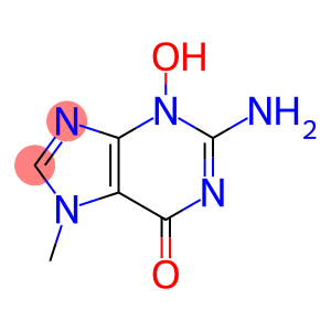 2-amino-3,7-dihydro-3-hydroxy-7-methyl-6H-purin-6-one