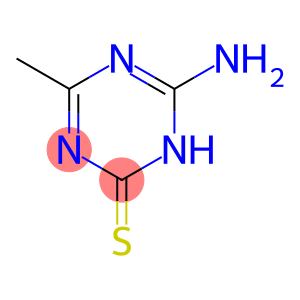 1,3,5-Triazine-2(1H)-thione, 6-amino-4-methyl-