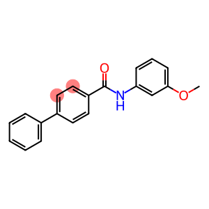 N-(3-methoxyphenyl)biphenyl-4-carboxamide