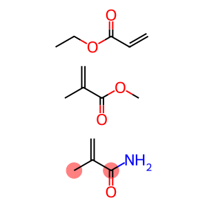 2-Propenoic acid, 2-methyl-, methyl ester, polymer with ethyl 2-propenoate and 2-methyl-2-propenamide