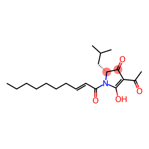 3H-Pyrrol-3-one, 4-acetyl-1,2-dihydro-5-hydroxy-2-(2-methylpropyl)-1-[(2E)-1-oxo-2-decen-1-yl]-, (2R)-